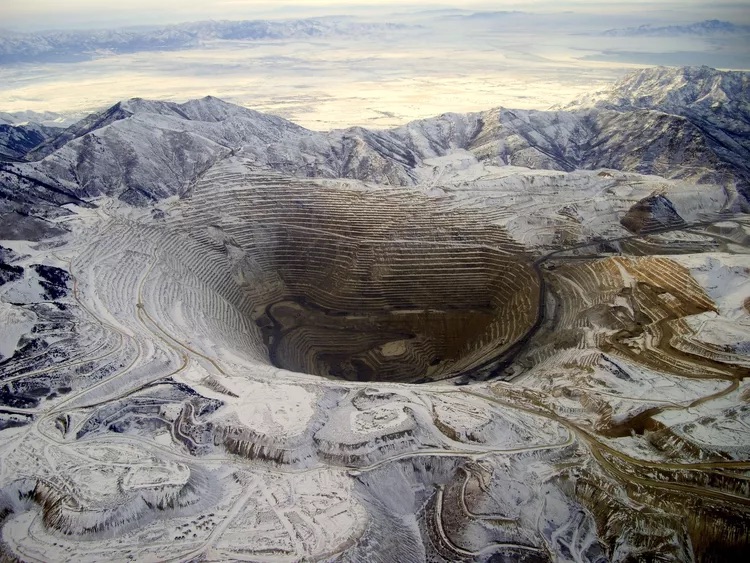 open pit copper mining